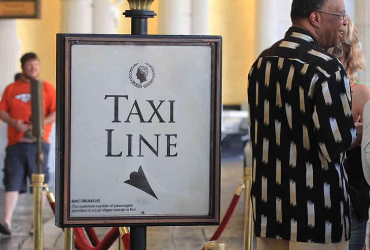 Don’t Flag A Cab While Walking On The Strip